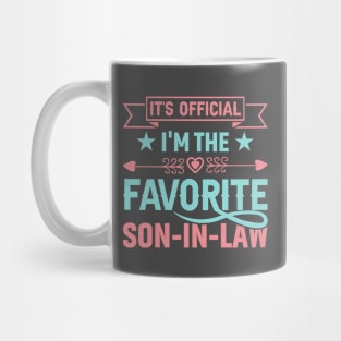 My Son In Law Is My Favorite Child Funny Family Humor Groovy Mug